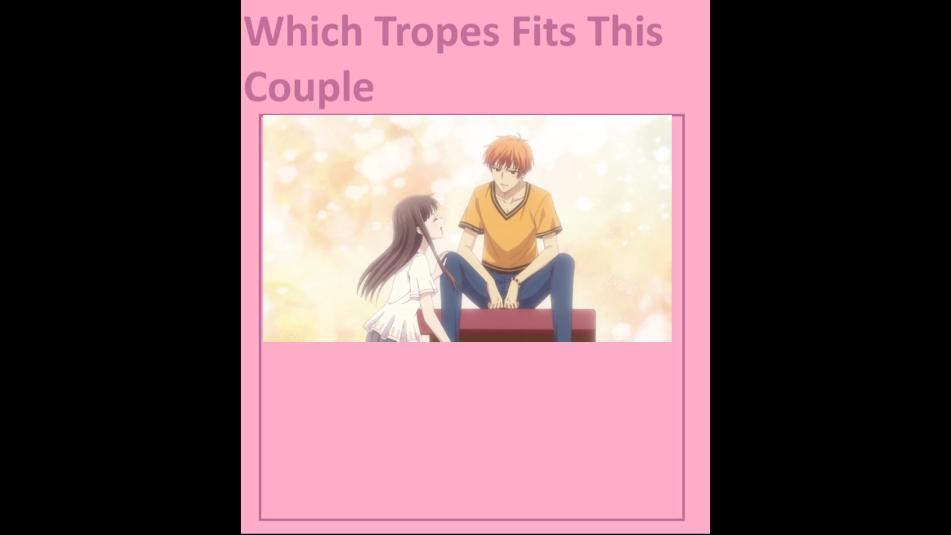 Which tropes fit Kyo x Tohru?