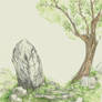 Stone and Tree (some traditional practise)