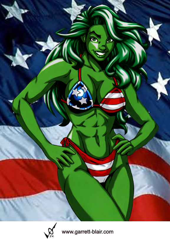 She Hulk 9 by Garrett Blair