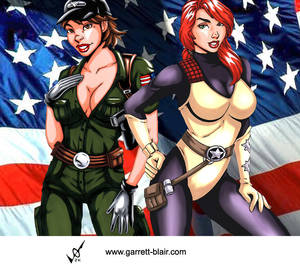 Lady Jaye and Scarlett