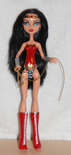 Wonder Woman OOAK Monster High doll custom