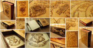 Harry Potter Wooden Box - Pyrography