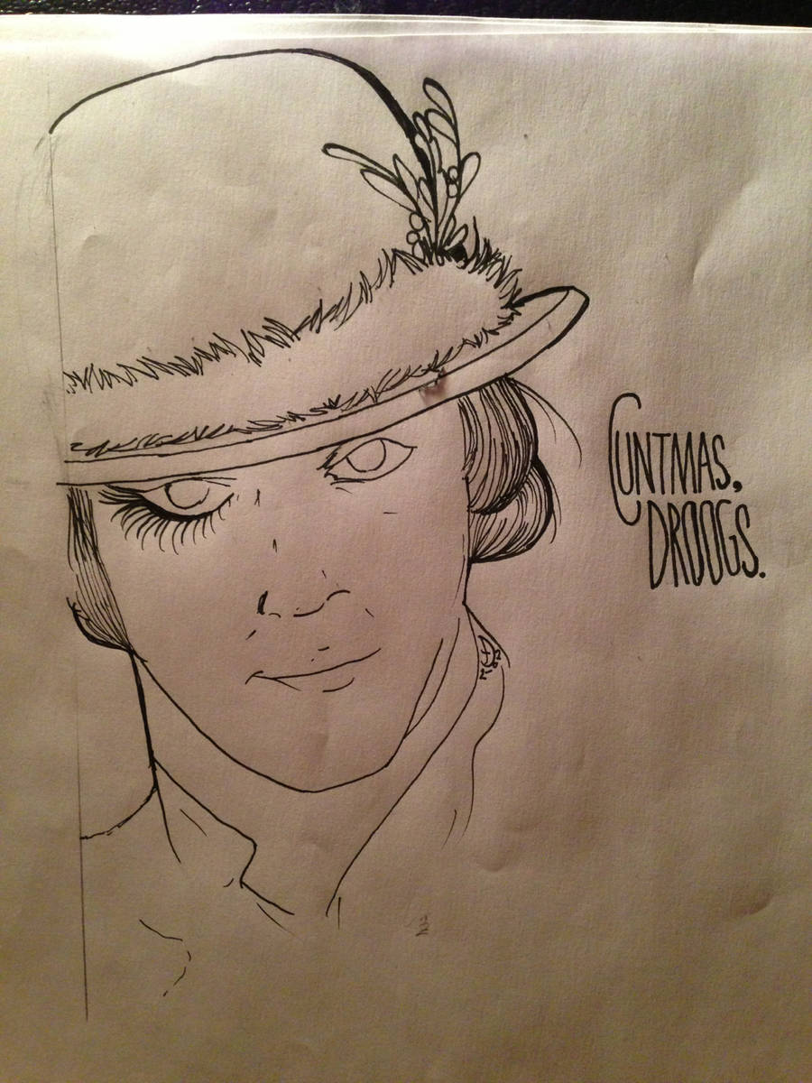 Unfinished Cuntmas Card by ruojasaatana