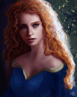 NEW REPAINT Brave: Princess Merida by CierinBlue