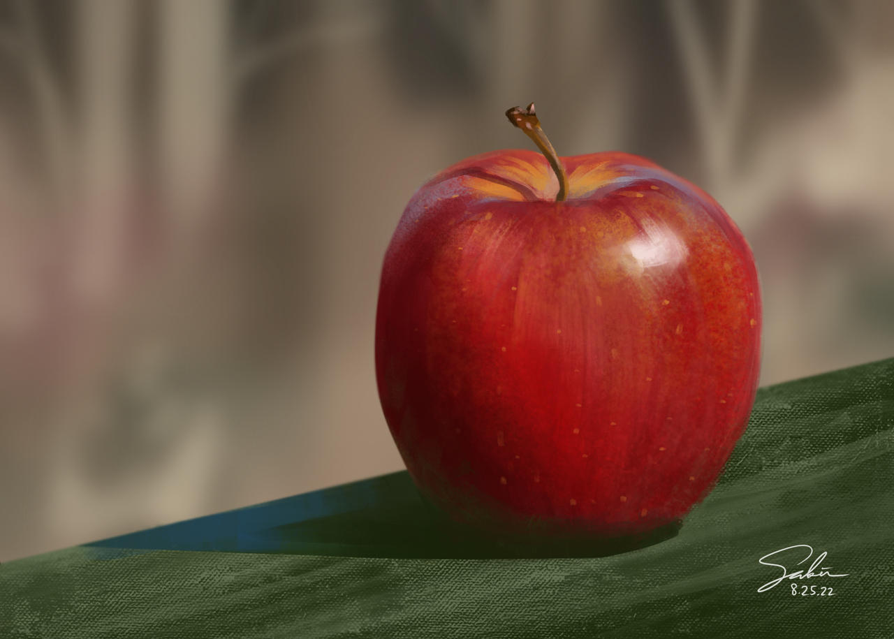 Apple Color Study by CierinBlue on DeviantArt