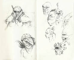 First Sketches in my Moleskine