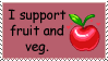 I support fruit and veg by faeriefriend