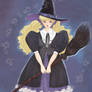 Cute Blonde witch