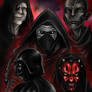 The Dark Side: Palpatine, Snoke, Ren, Vader, Maul