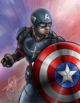 Marvel Collage Inidividual, Captain America