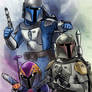 Star Wars Mandos - Jango Fett, Boba Fett, Sabine