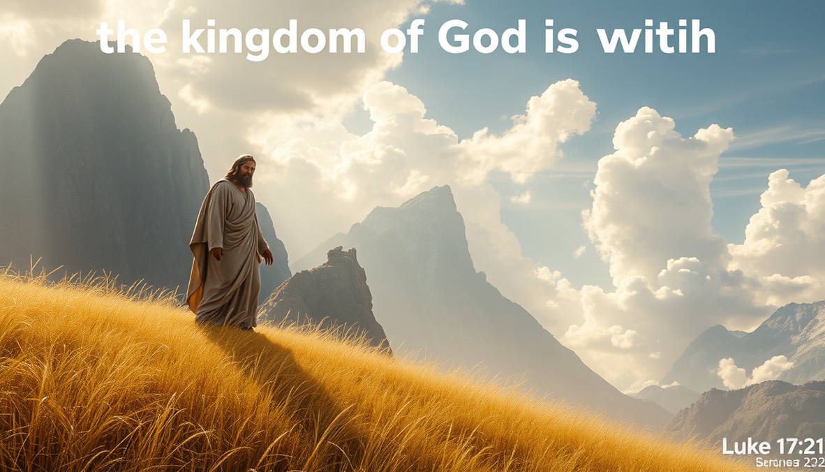 Luke 17:21The phrase the kingdom of God is within