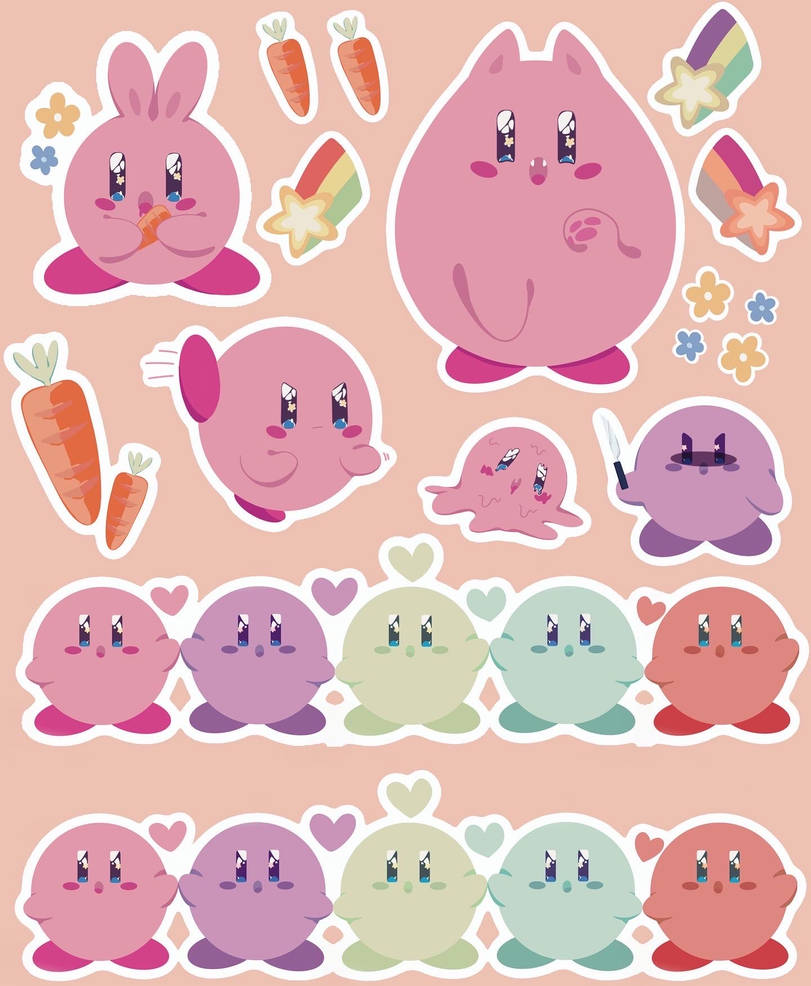Kirby sticker by Kissya2000 on DeviantArt