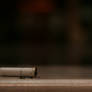 unfocused cigarette.