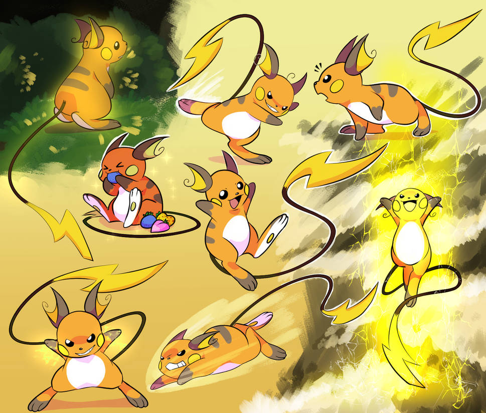 Ffeamle Raichu Raichu by doodlefaux on DeviantArt