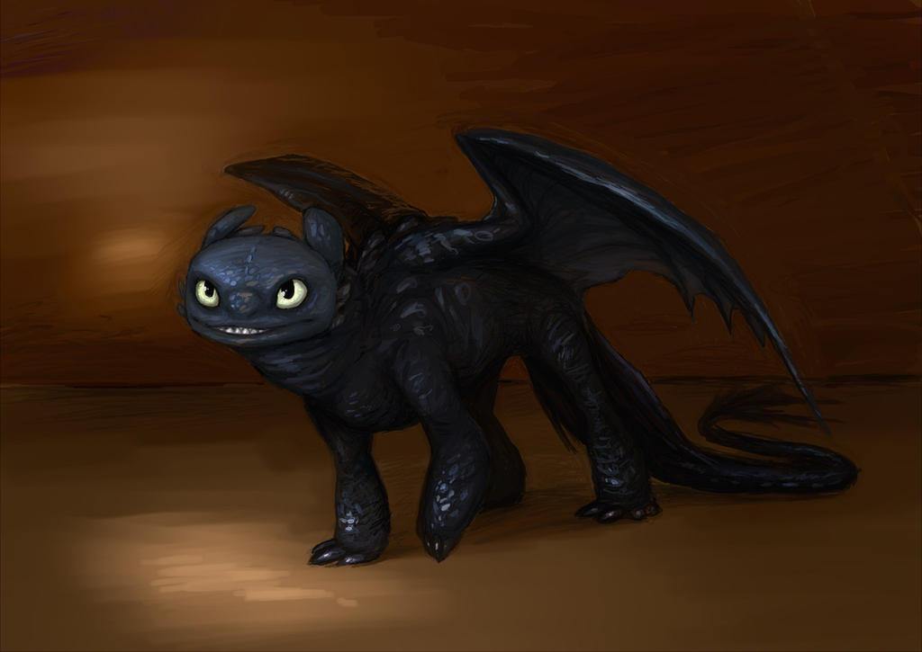 Grumpy Night Fury Night fury by CarusTS on DeviantArt