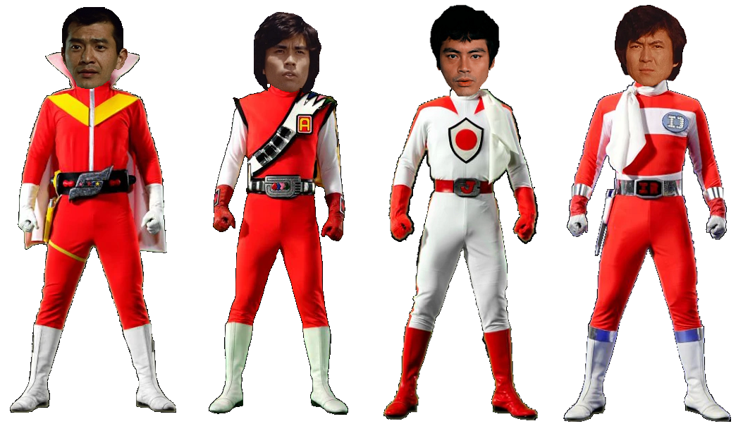 Helmetless Reds (Gorenger-Denziman) by Jumon-30 on DeviantArt