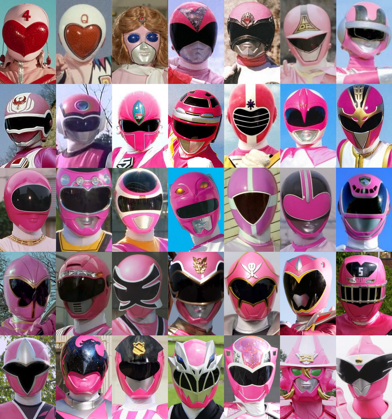 Main Pink Sentai Warriors by Jumon-30 on DeviantArt