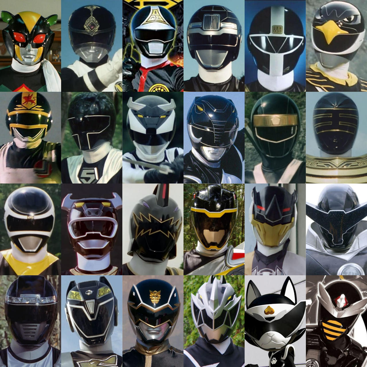 Main Black Sentai Warriors by Jumon-30 on DeviantArt