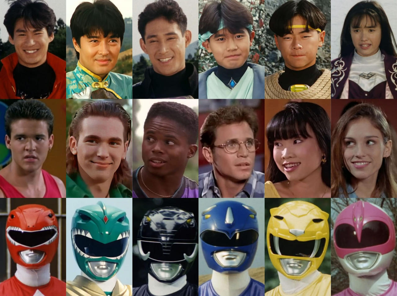 Mmpr Evolution Zyuranger vs MMPR Season 1 by Jumon-30 on DeviantArt