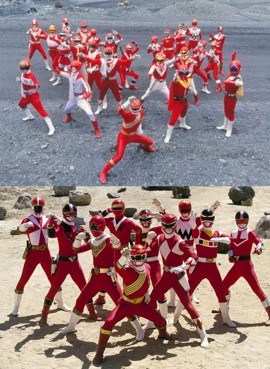 Gaoranger vs Wild Force Forever Red by Jumon-30 on DeviantArt
