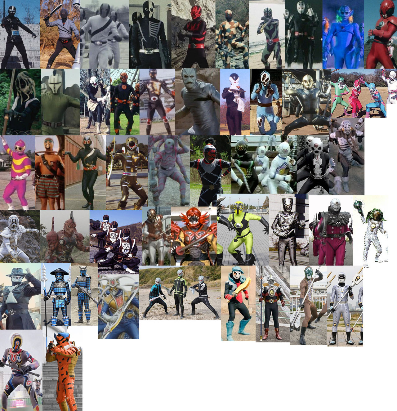 Super Sentai Footsoldiers by Jumon-30 on DeviantArt