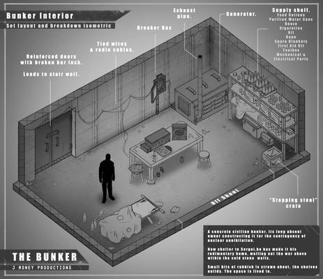 Bunker Interior Isometric