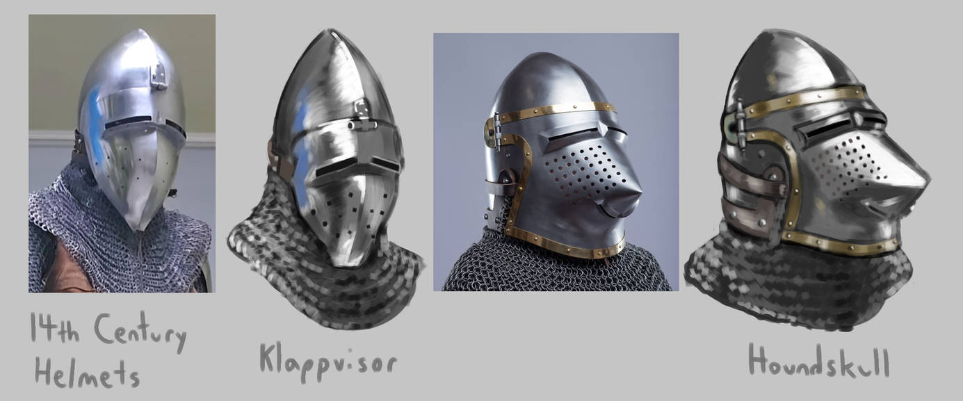 Knight Rear Helmet Knight Helmets (Study) by Gnomeblin on DeviantArt