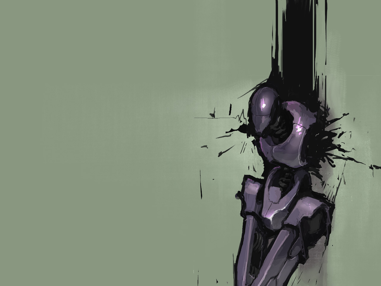 tortured robot wallpaper