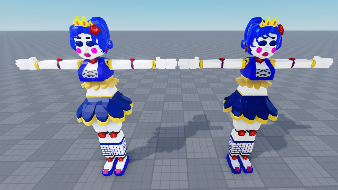 Wip ballora model by JazzyButCooler on DeviantArt
