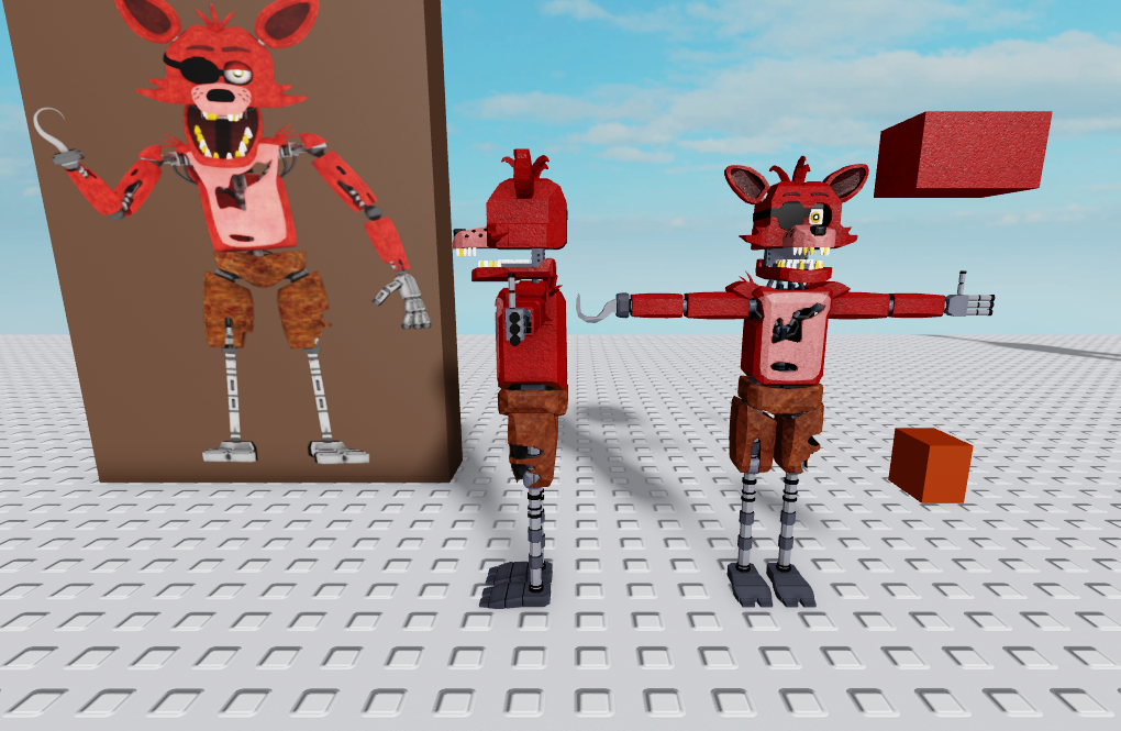 Withered Foxy Fnaf 2 Minecraft Skin
