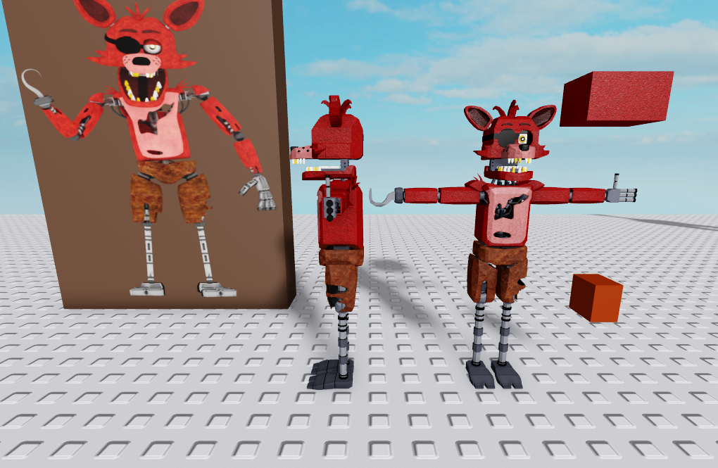 Withered Foxy - FNaF 2 Minecraft Skin