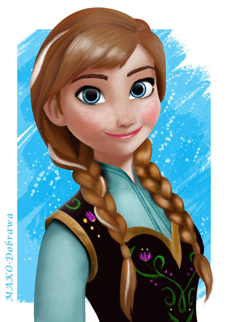 Anna Rbti Anna Frozen Fan ART by MAKO-Dobrawa on DeviantArt