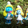 Three Smurfettes