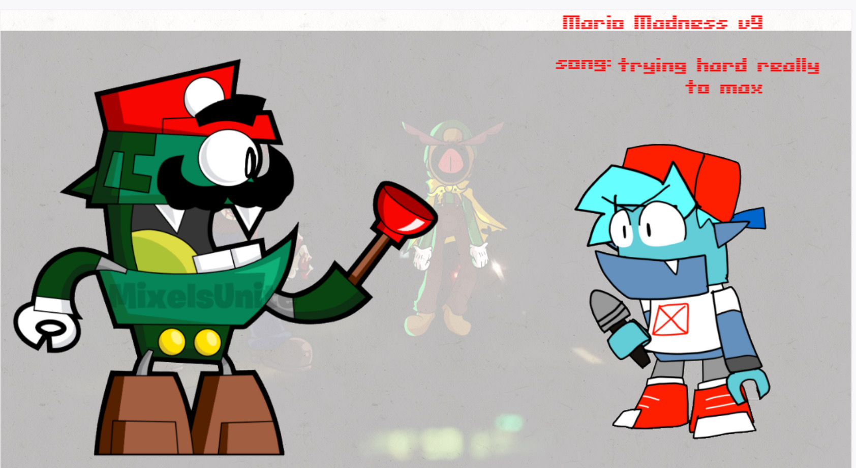 Mixels Meet Mario Mario Madness v9 mixels Mario by ultrm on DeviantArt