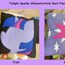 Twilight Sparkle Silhouette Pillow