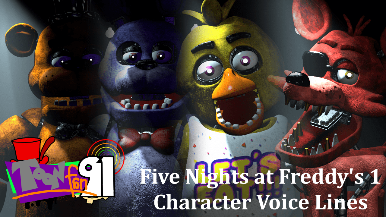 FNAF - Fredbear voice lines ANIMATED