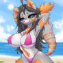 Helia on the beach [YCH]