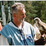 Falconer with his pet