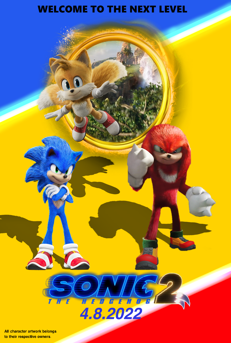 A 3rd Sonic The Hedgehog 2 Movie Poster by EdwardRBLX23 on DeviantArt