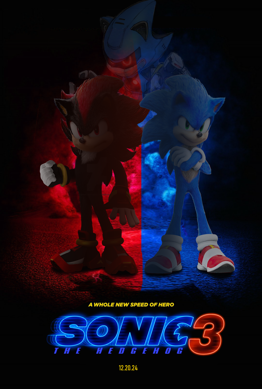 melhor poster do Sonic 3 o filme