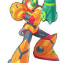 Mega Man X (w/ Samus power suit)