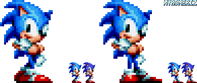 Sonic Mania - Sonic 2 pose (also Sonic 2 styled) by Xyroneriz on DeviantArt