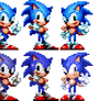 Sonic Mania - Trilogy poses collab