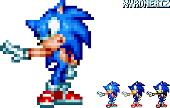 Sprites Sonic Sega Animação Animation - Sonic Advance Sonic Sprite