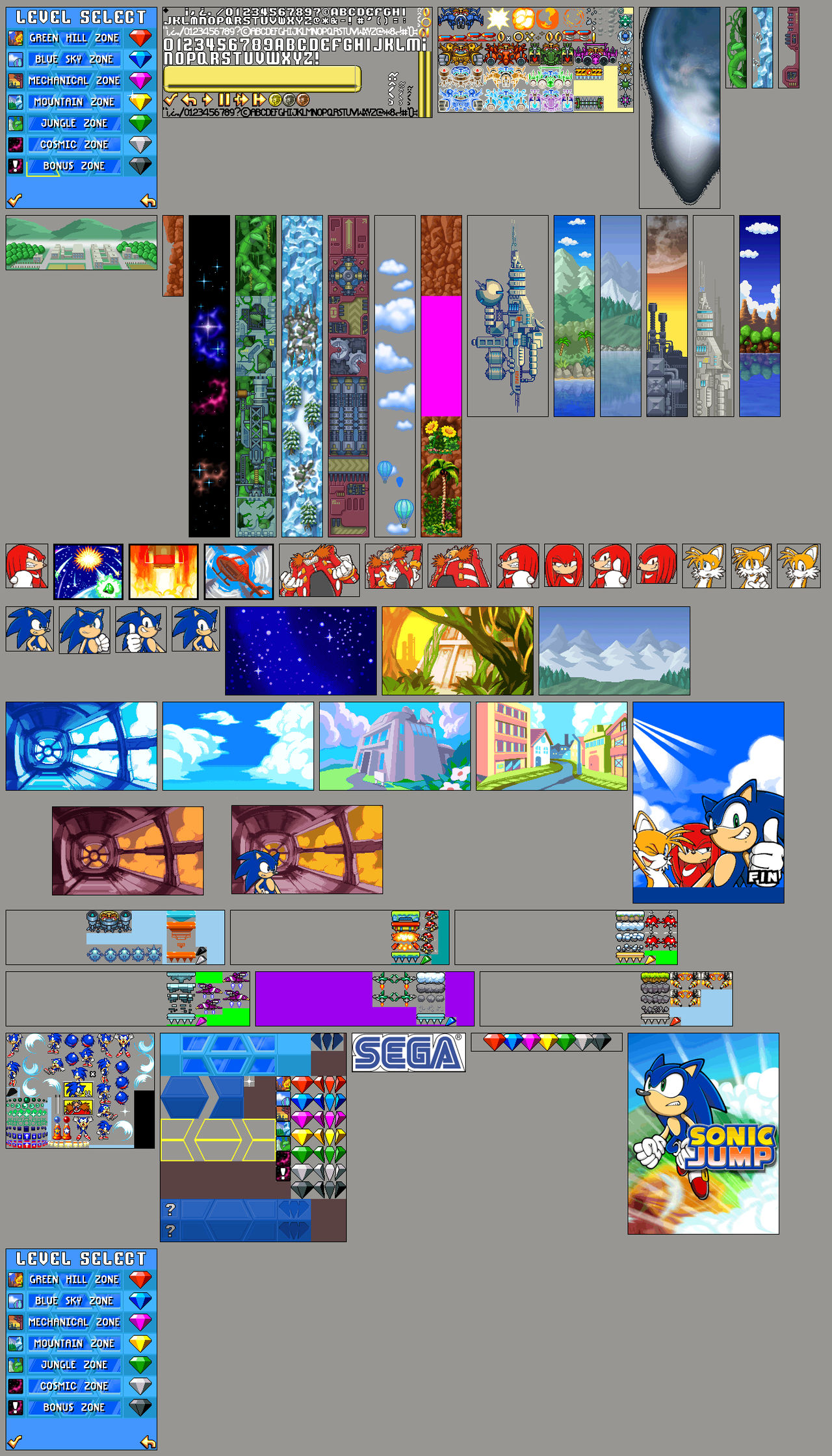 Modgen Classic Sonic Supreme Sprite Sheet Complete by SONIcsez1234 on  DeviantArt