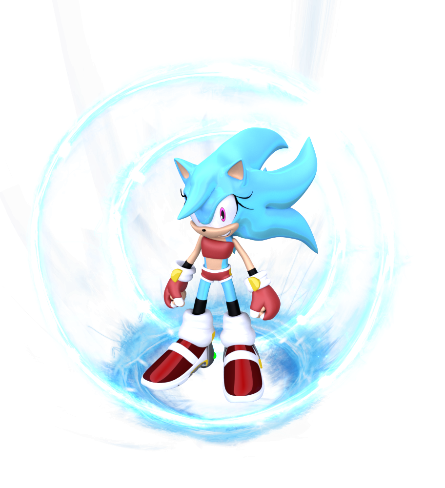 Super Sonic Blue by ItsmyXD on DeviantArt