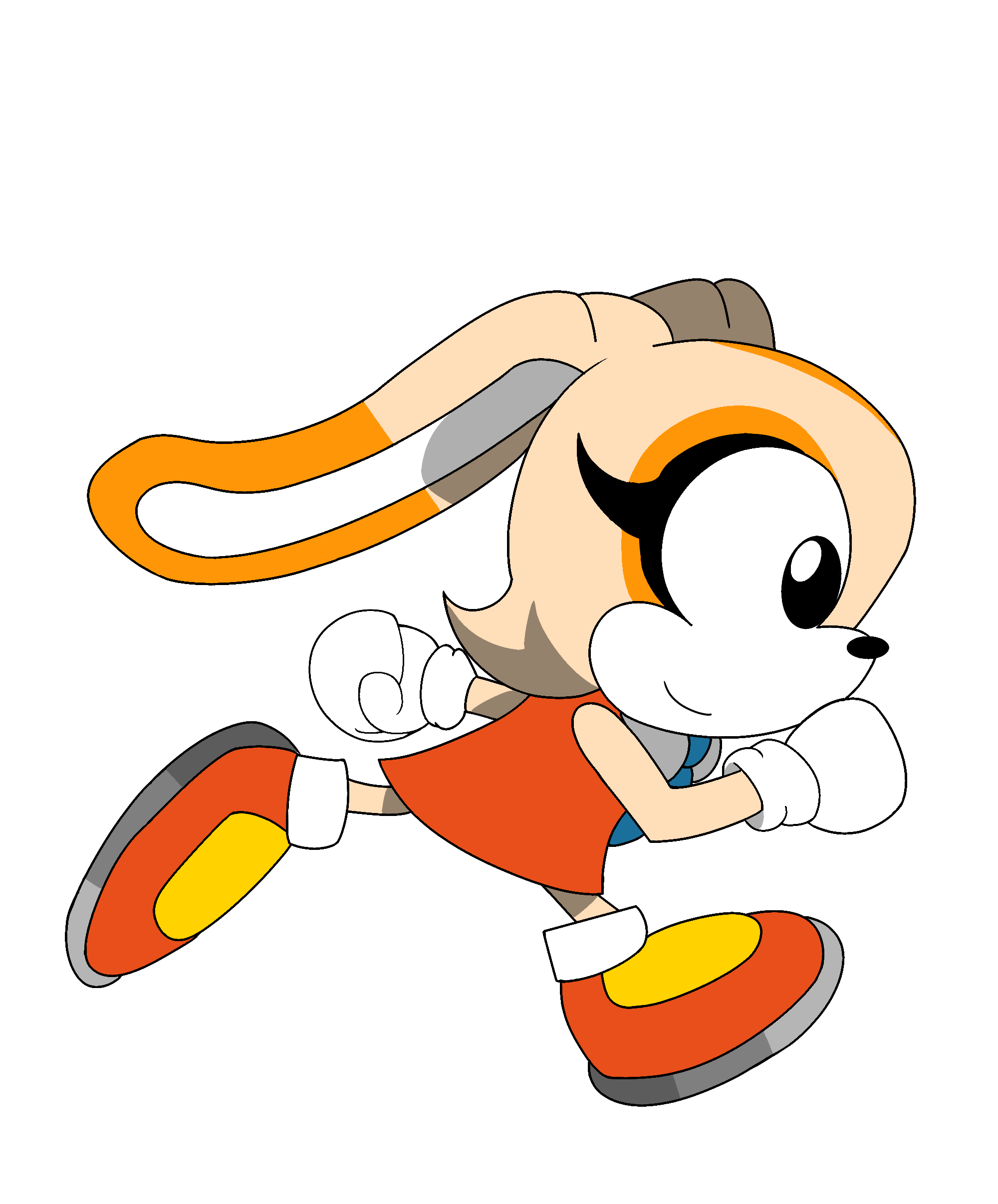 Cream The Rabbit (Nightmare Saga) Happy Run by ErickGamer555 on DeviantArt