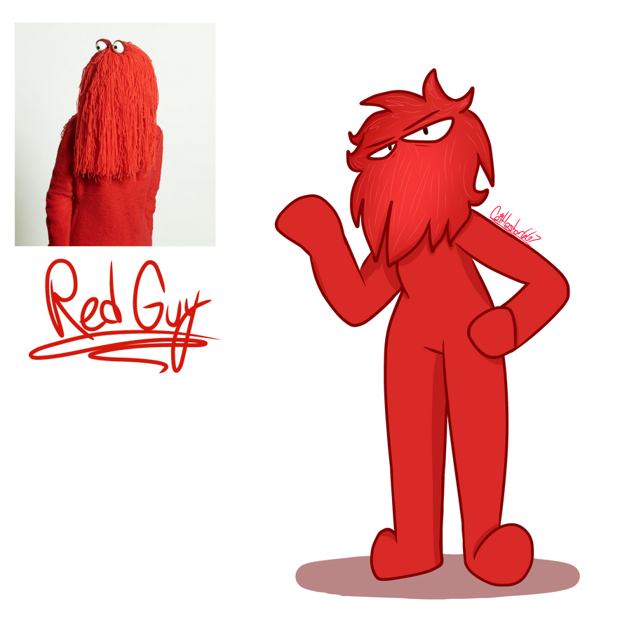 Red Guy Coluring In Red Guy by Caitlastor667 on DeviantArt