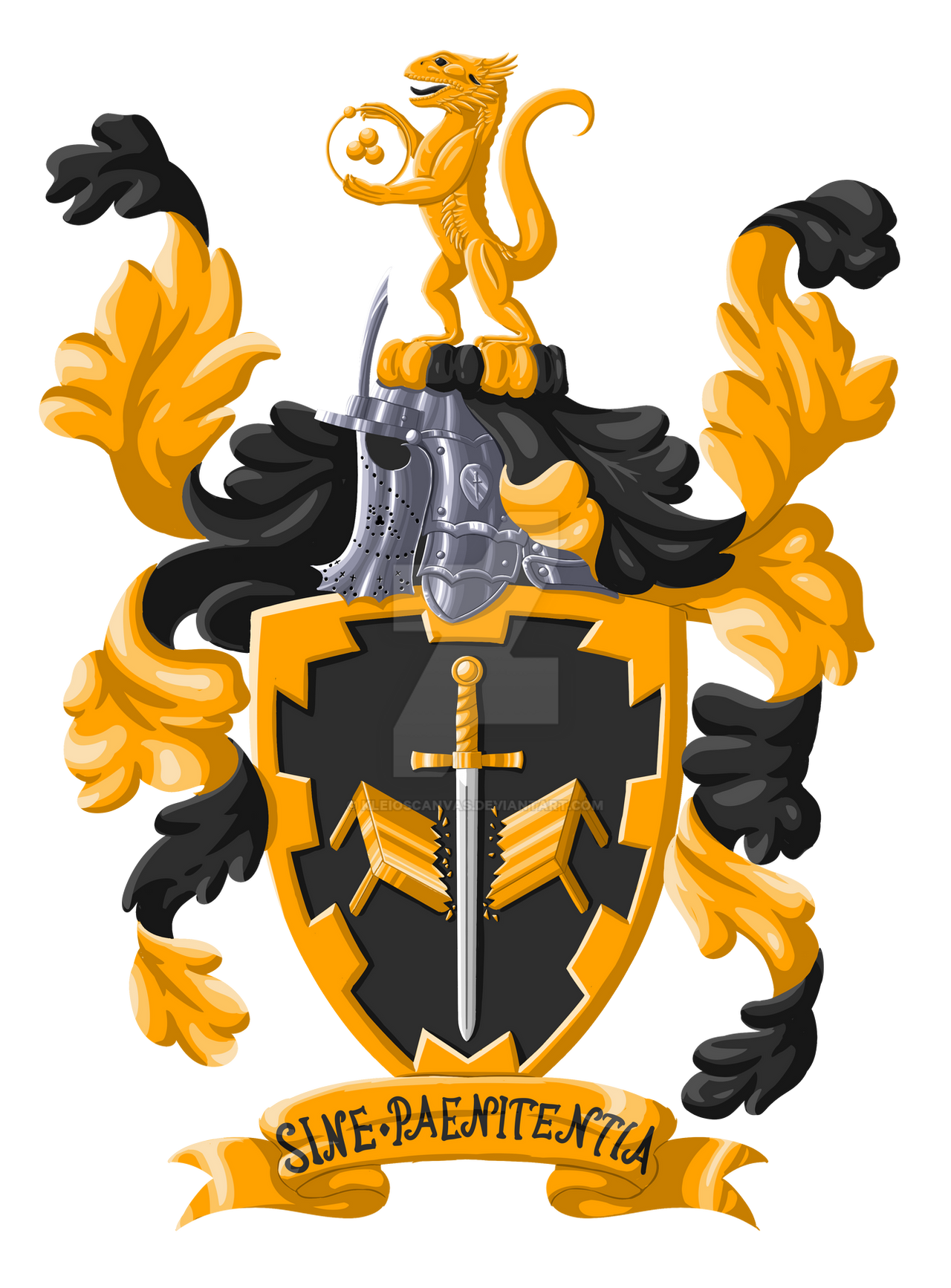 Heraldic Gui Heraldic Commission 02 by KleiosCanvas on DeviantArt